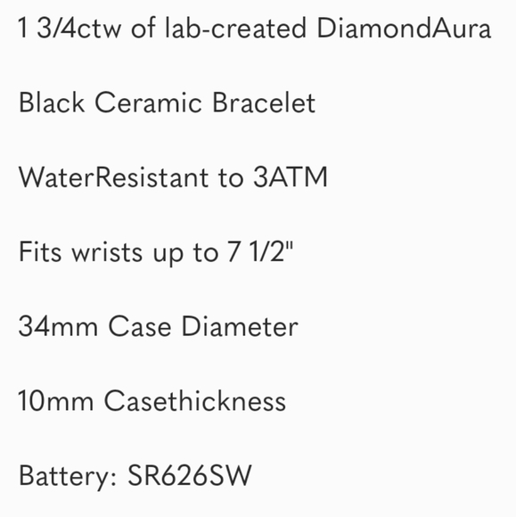 Stauer Rhinestone Black Leather Crock Embossed Band Stainless Steel Watch - Picture 12 of 12